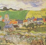 View of Auvers Vincent Van Gogh